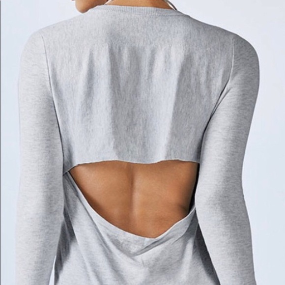 Fabletics Jocelyn Draped Open Back Sweater Sz XS - Picture 14 of 14